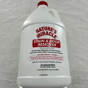 Nature's Miracle Stain and Odor Remover Gallon 128 Fl Oz Original Formula Sealed